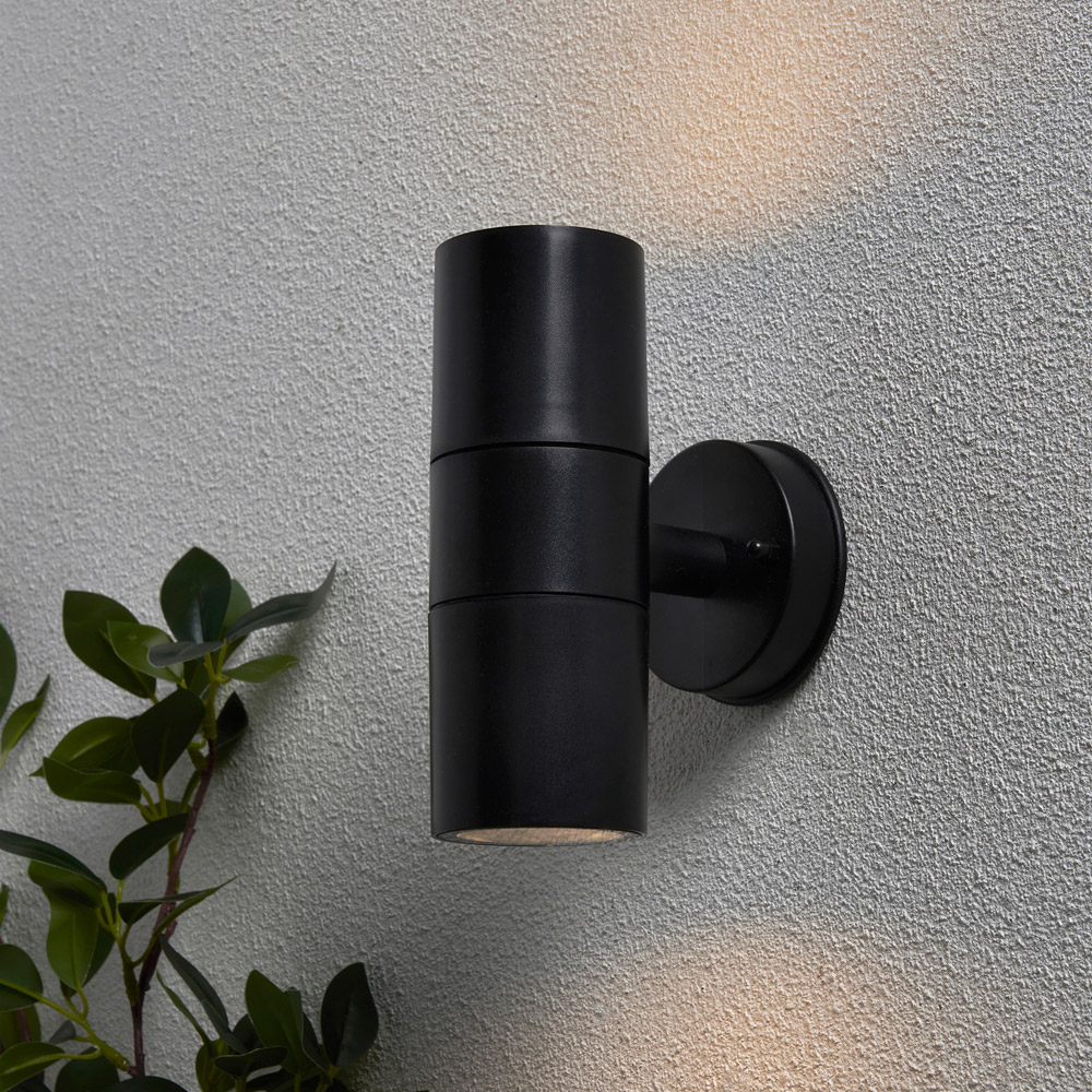 Coast Neso Black Up and Down Twin Wall Light Image 5