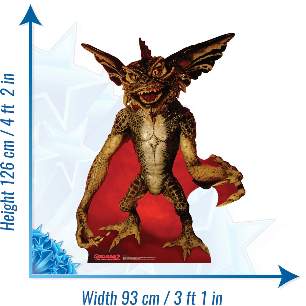 Star Cutouts Mohawk Cardboard Cutout 4.2ft Image 4