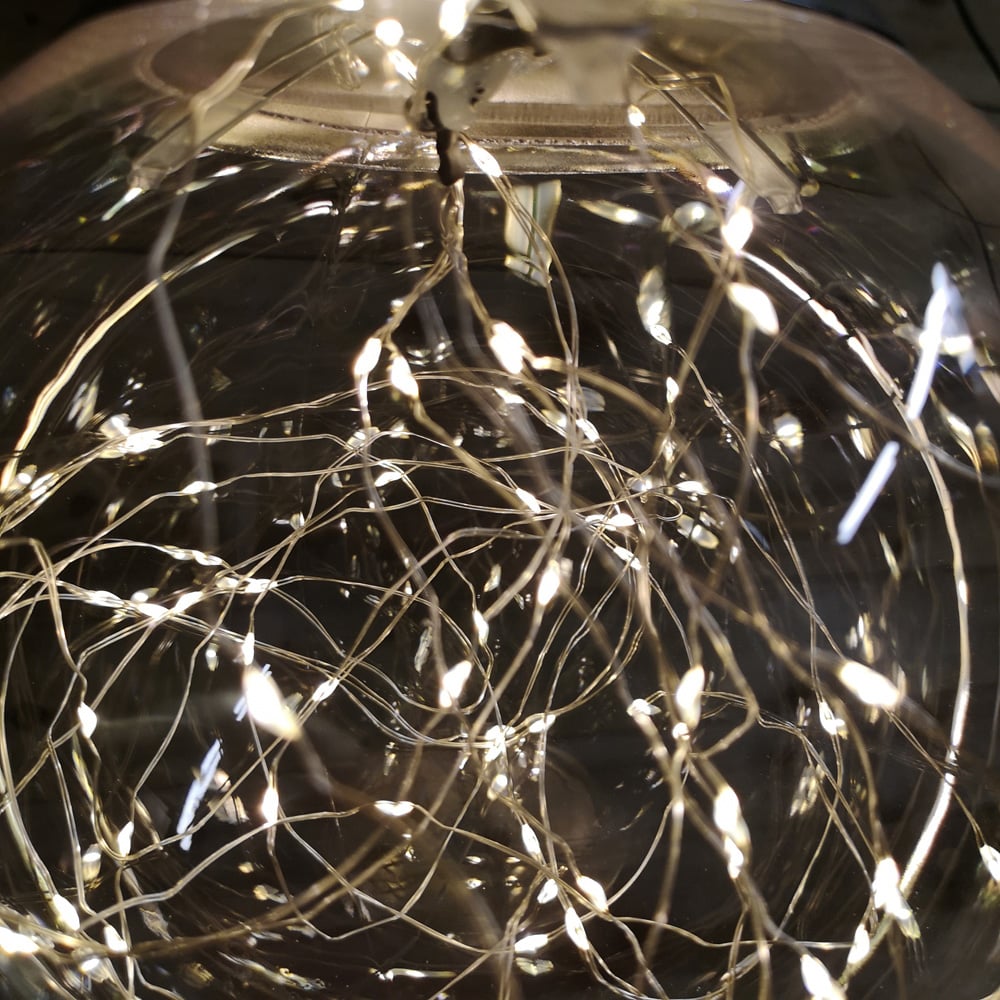 Samuel Alexander Warm White Operated LED Ball Christmas Decoration 20cm Image 3