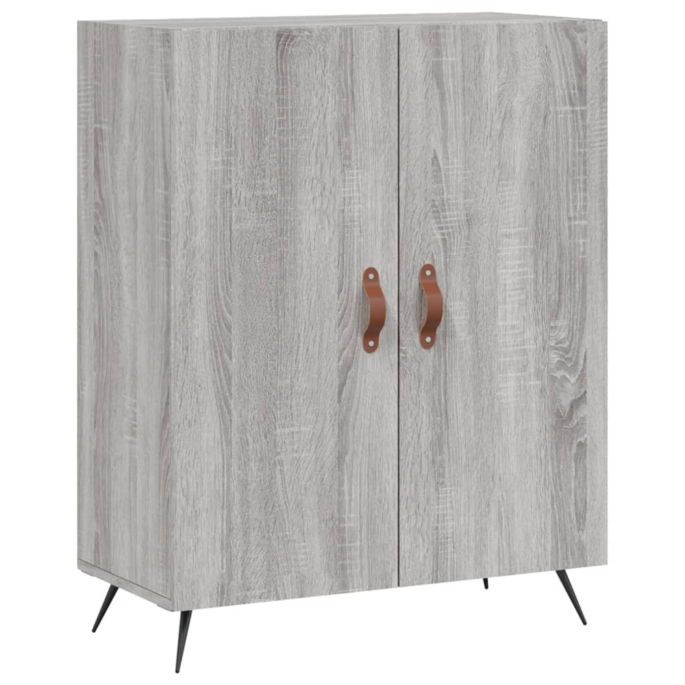 vidaXL 4 Door Grey Sonoma Highboard Image 7