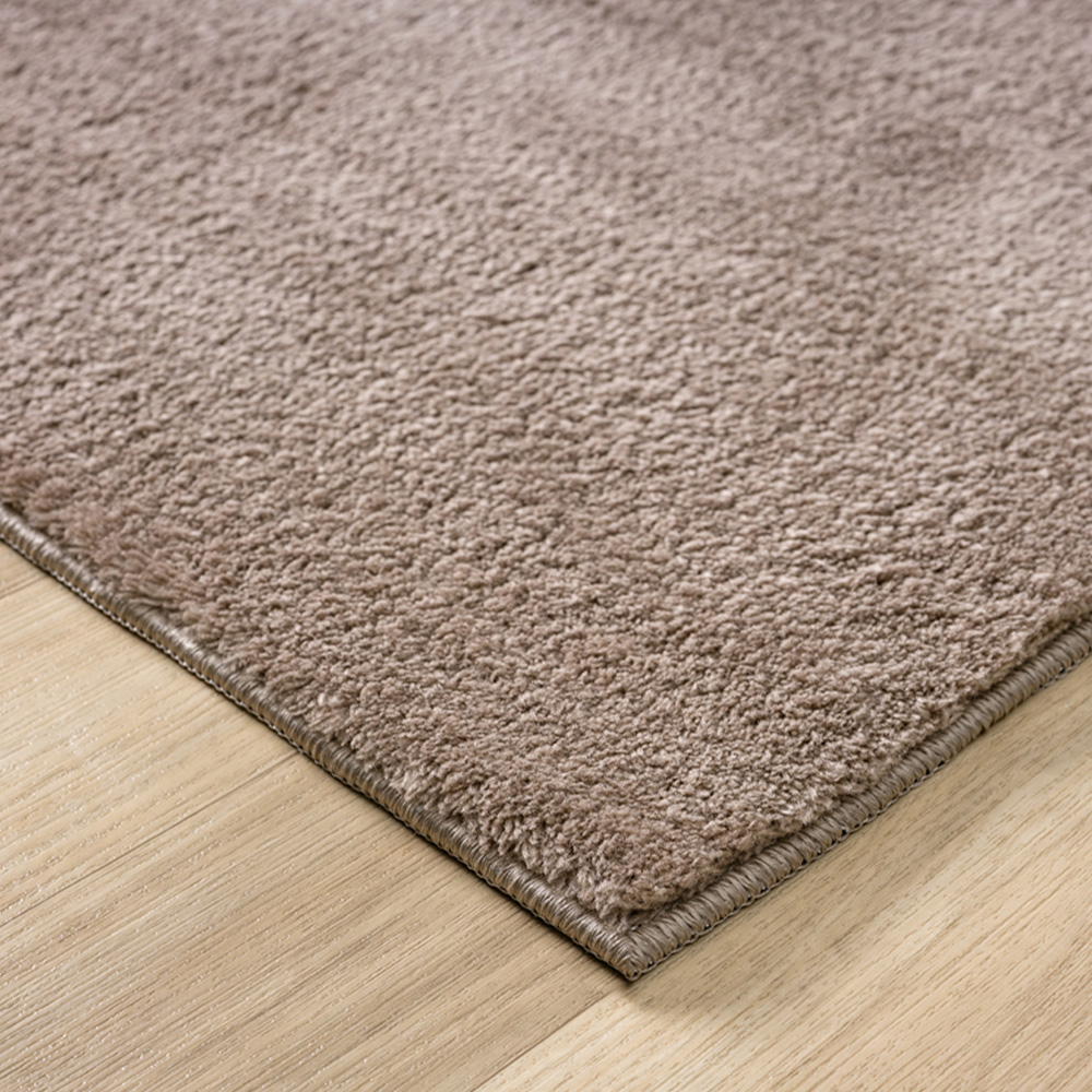 Desire Rugs Comfy Dark Beige Anti Slip Felt Backing Rug 160 x 220cm Image 4