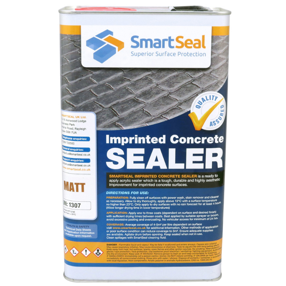 SmartSeal Matt Finish Imprinted Concrete Sealer 5L Image 1