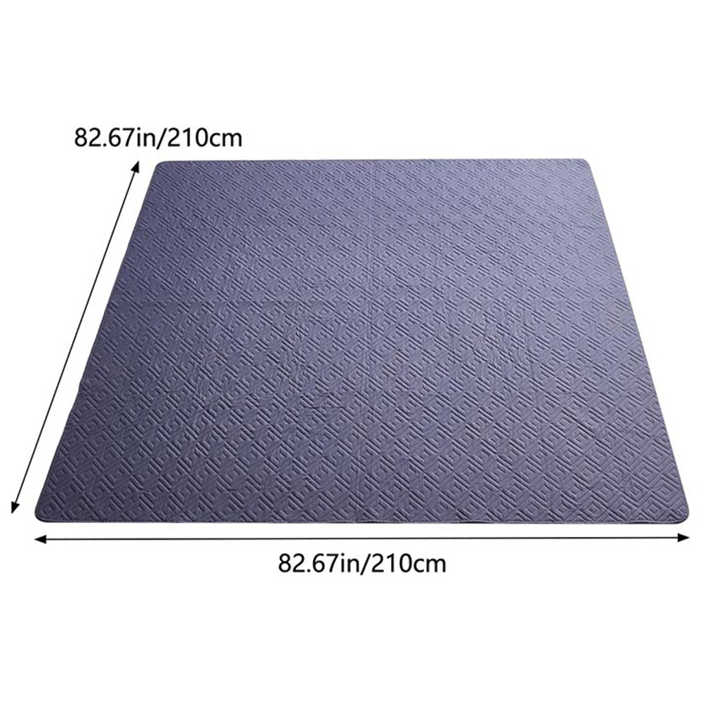H&O Direct Grey Washable Pet Sleeping Mat 210 x 210cm Image 2