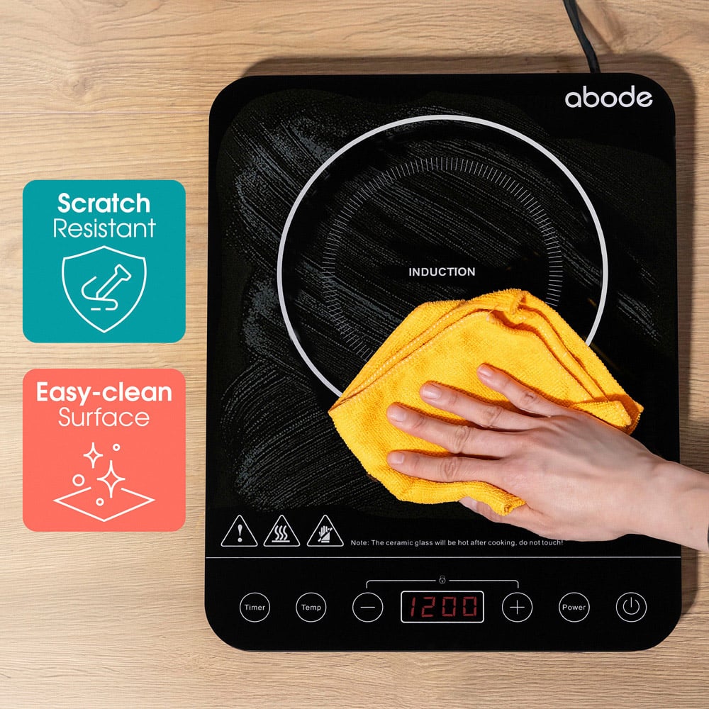 Abode AINDH1002 Black Single Induction Hob Image 7
