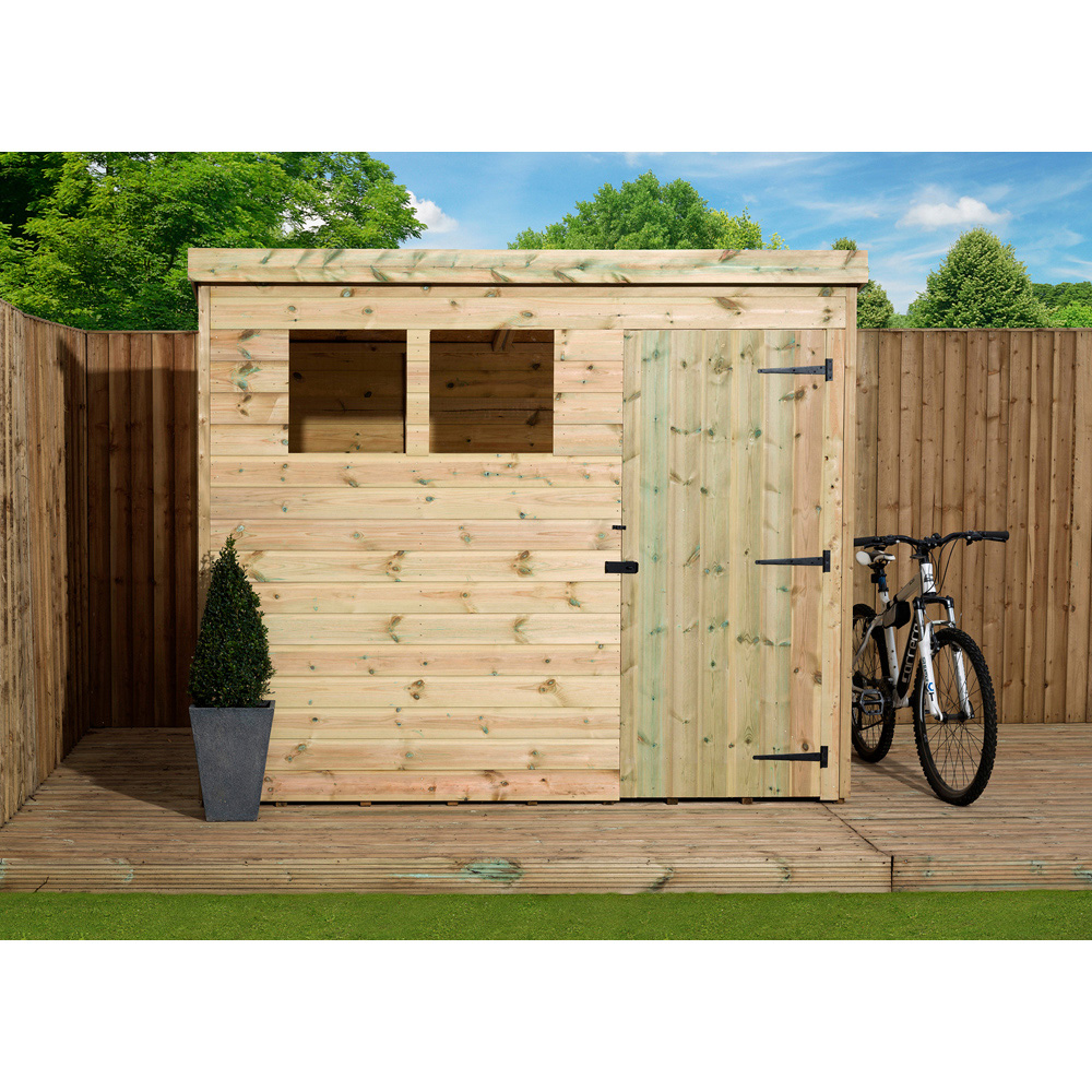 Empire Sheds 1500 8 x 8ft Tongue and Groove Pent Garden Shed Image 3