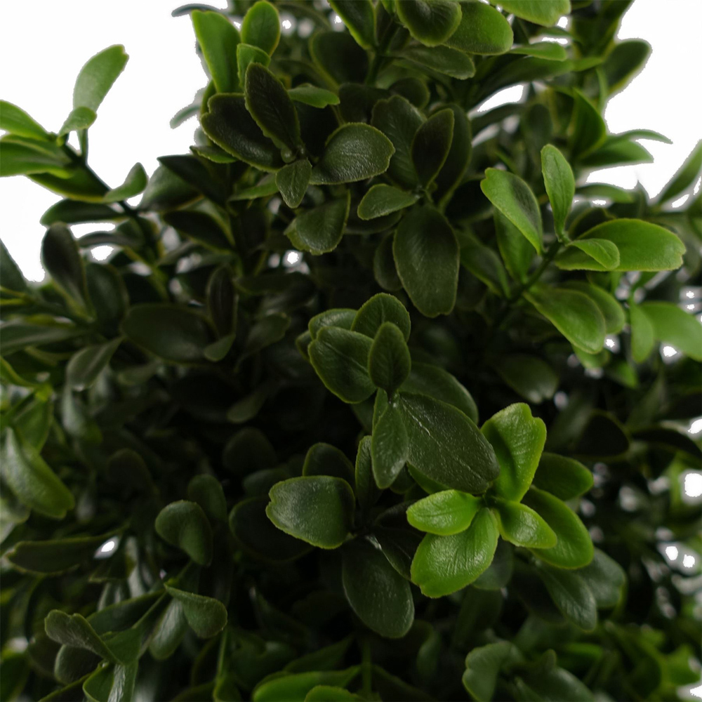 Leaf Buxus Spiral Boxwood Artificial Tree in Pot 4ft 2 Pack Image 3