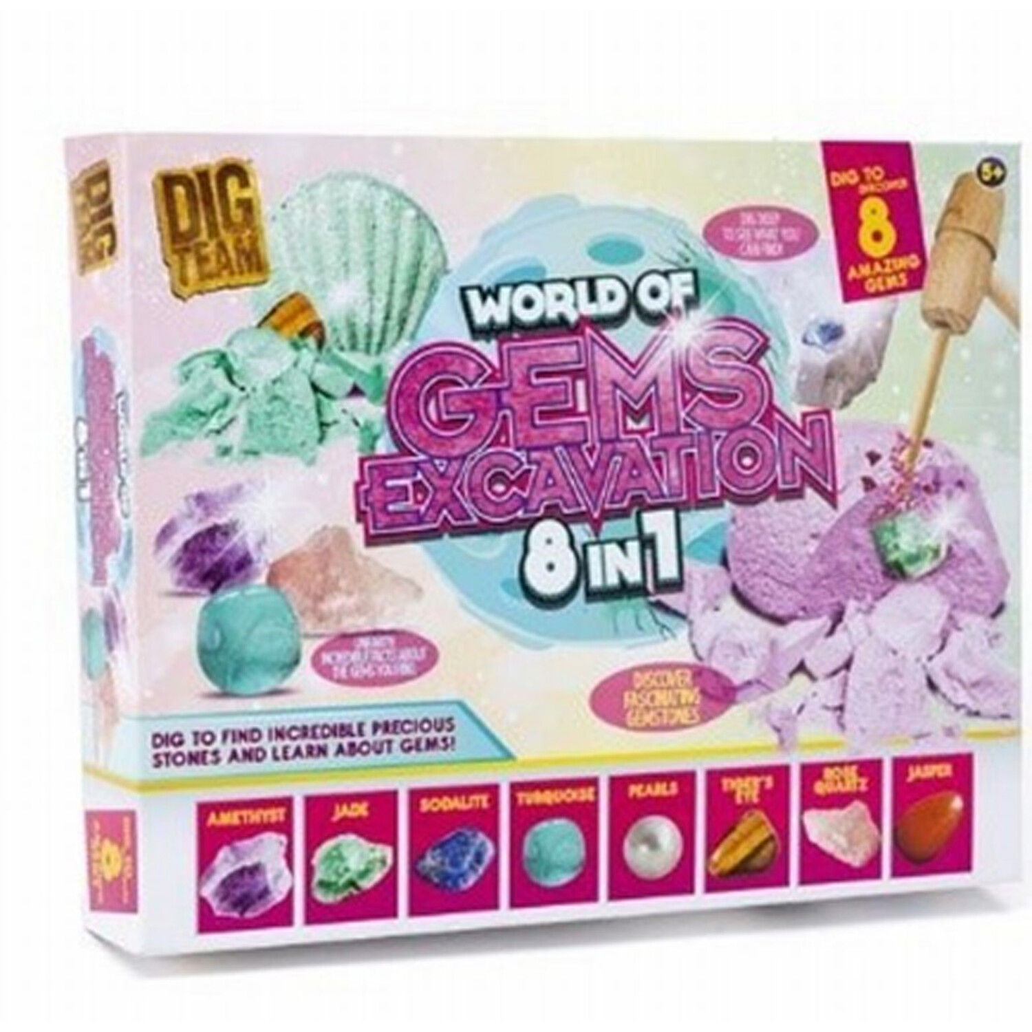Dig Team World of Gems Excavation Kit Image