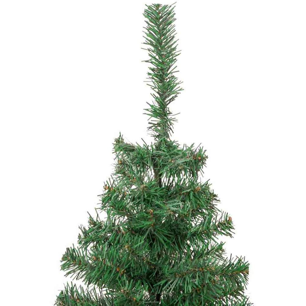 vidaXL Pre-Lit Green Artificial Christmas Tree 6ft Image 4