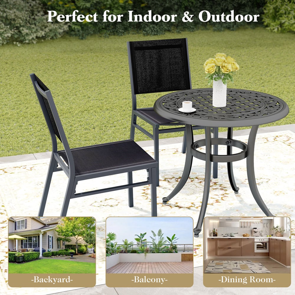 Costway Aluminium Garden Chair Image 7