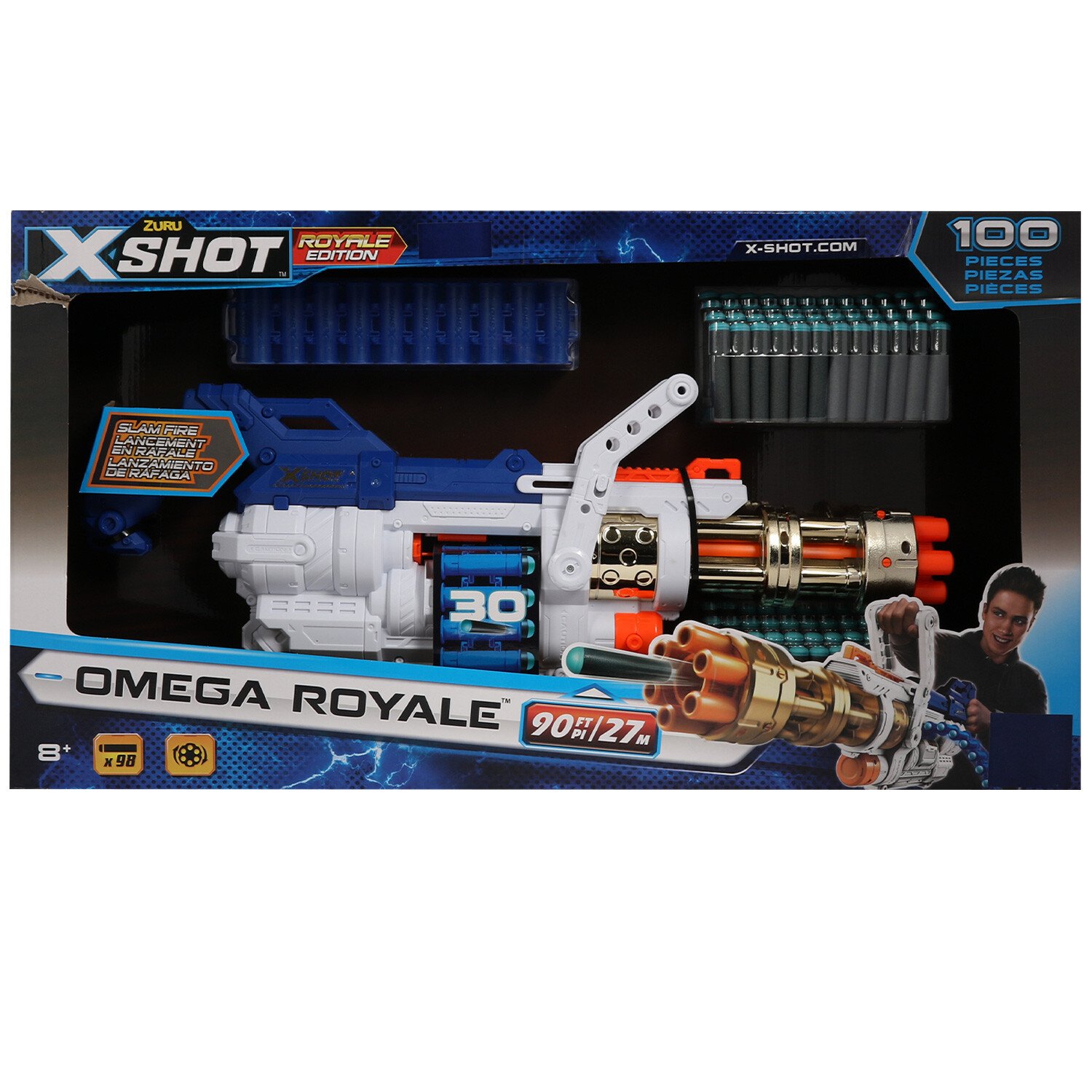 X-SHOT Omega Royale Blaster - White Image 1