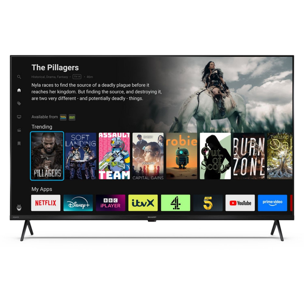 SHARP 43HK4245KB 4K UHD TiVo Smart TV 43 inch Image 4