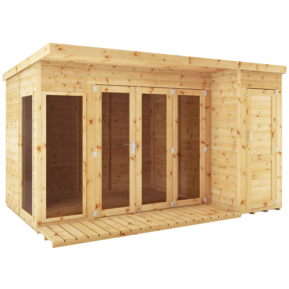Mercia Summerhouse with Side Shed 12 x 8ft Image 1