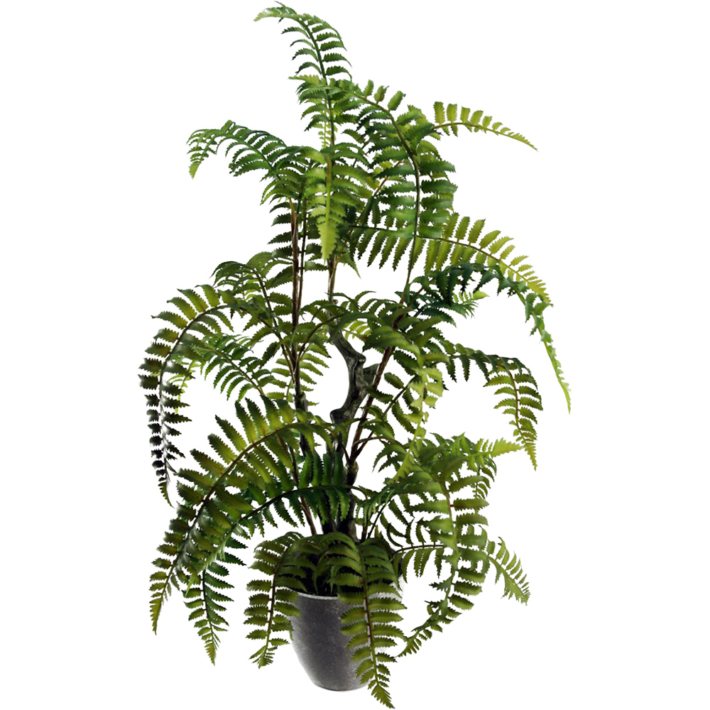 Leaf Fern Artificial Tree in Pot 2ft Image 1
