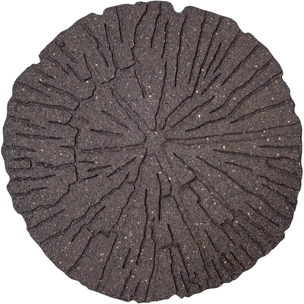 Primeur 45cm Cracked Log Earth Reversible Stepping Stone Image 1