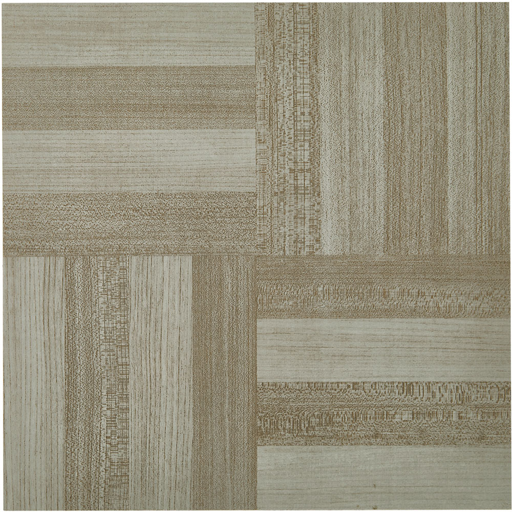 Living and Home Parquet Light Wood Self-Adhesive PVC Flooring Tile 30 Pack Image 2