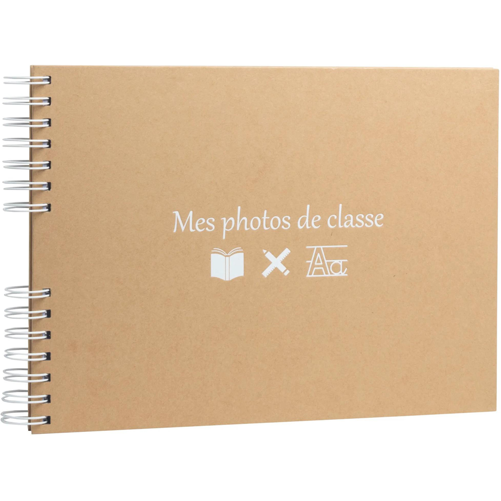 Exacompta Chestnut Brown Spiral Bound Photo Album 50 Sheet 32 x 22cm Image 3