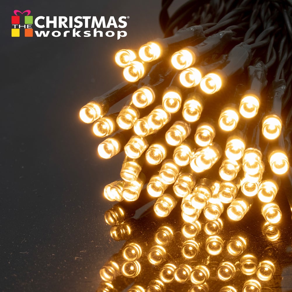 The Christmas Workshop 300 Warm Gold LED String Light Image 4