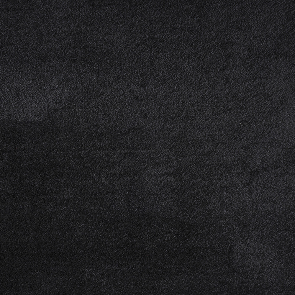 Desire Rugs Comfy Black Anti Slip Felt Backing Round Rug 100cm Image 4