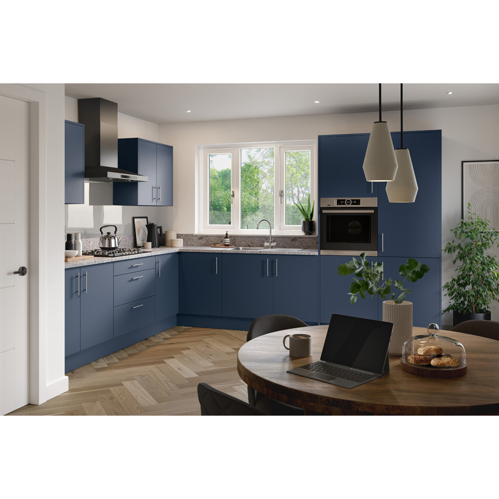 Kitchen Kit Slab Supermatt Blue Capping Rail Image 2