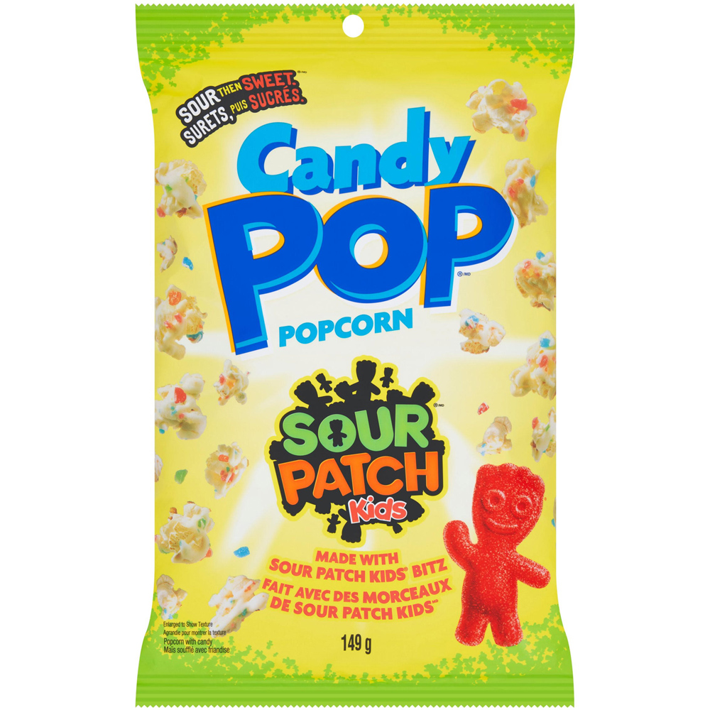 Candy Pop Sour Patch Kids Flavour Popcorn 149g Image