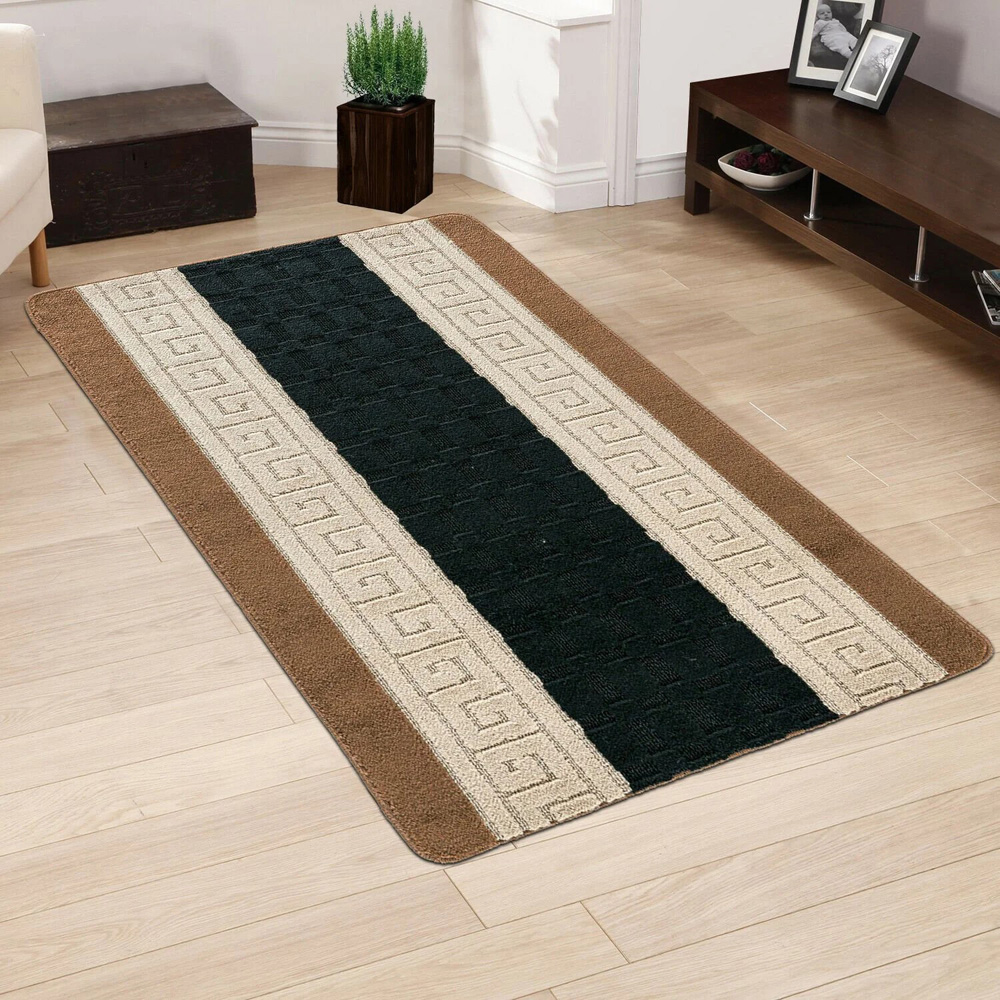 Smart Living Beige and Black Gel Back Non-Slip Door Mat 40 x 60cm Image 3