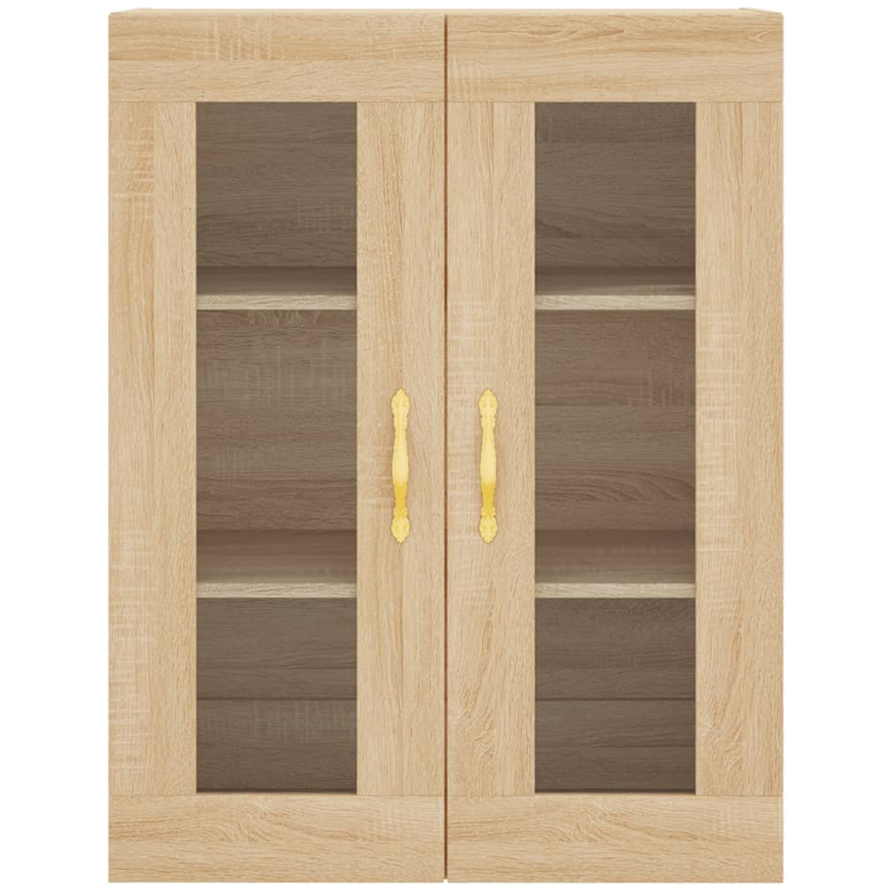 vidaXL 2 Door 3 Shelf Sonoma Oak Wall Mounted Cabinet Image 7