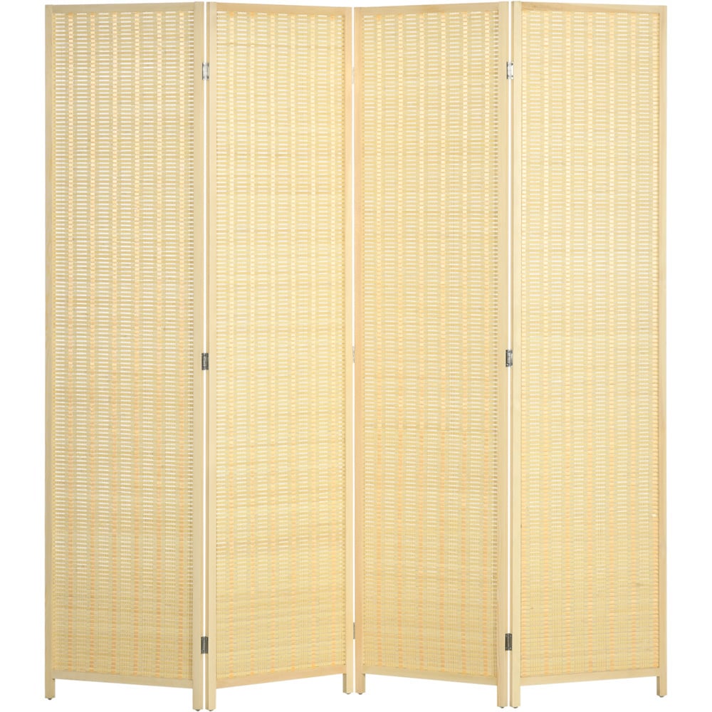 Portland Natural 180 x 180cm 4 Panel Folding Screen Image 2