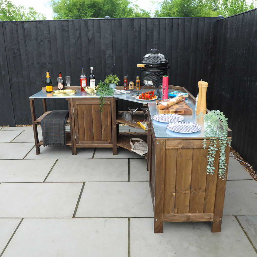 Mercia Trent Wooden Outdoor Kitchen Image 3