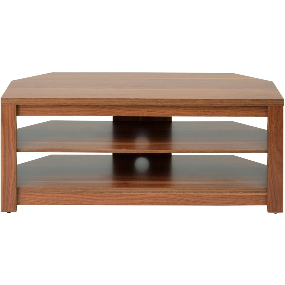 TTAP Memphis 2 Shelf Walnut TV Stand Image 3