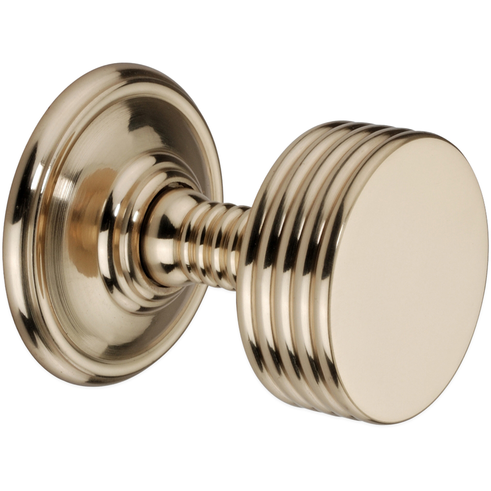 Spira Brass Polished Brass Oxford Mortice Door Knob 2 Pack Image 3