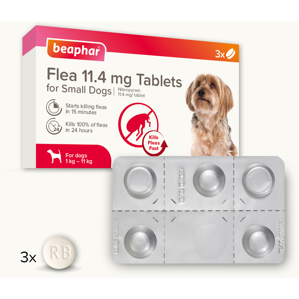 Beaphar Flea Tab for Small Dogs Image 2