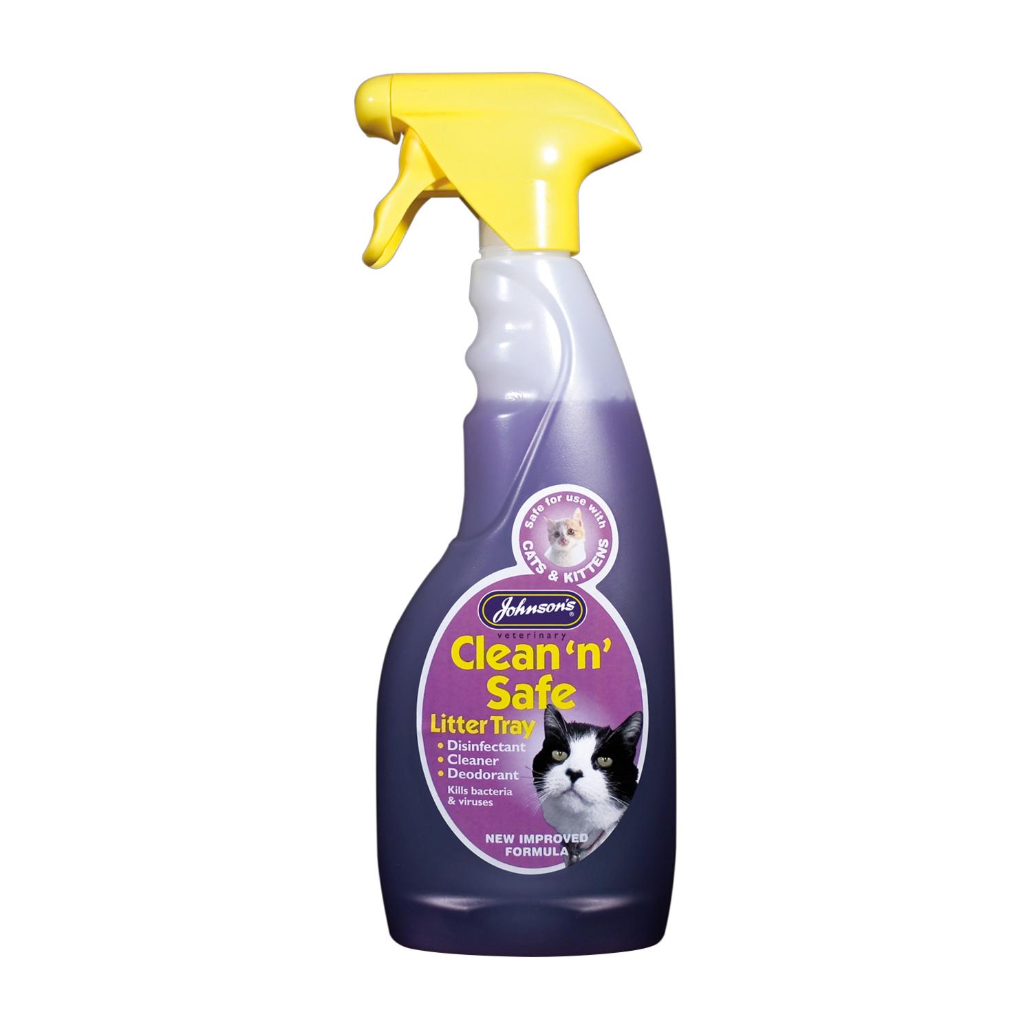 Johnson's Veterinary Clean n Safe Litter Tray Spray 500ml Image