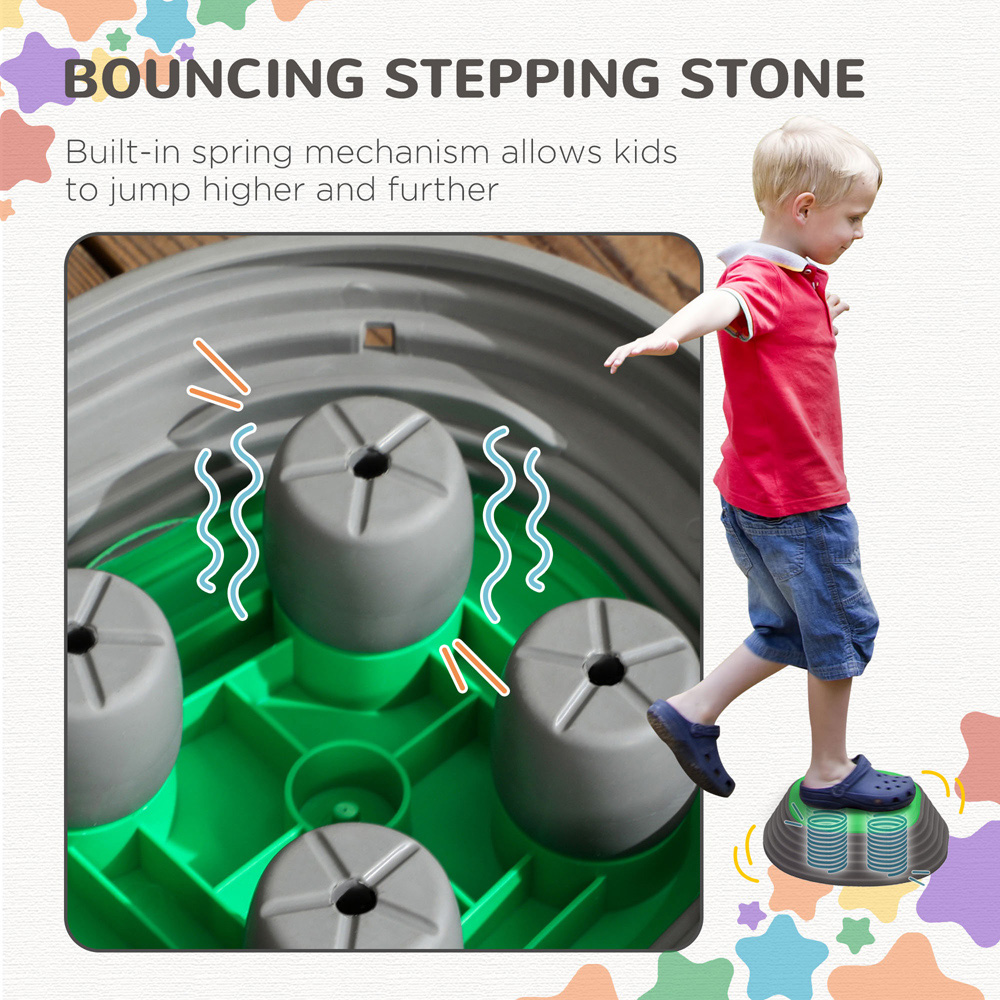 Outsunny Kids 11 Piece Stepping Stone Set Image 6