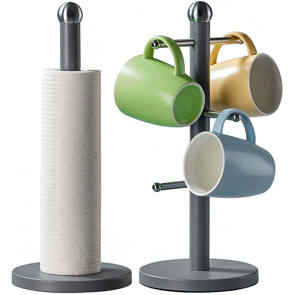 Innoteck Essentials Grey Matt Stainless Steel Paper Towel Holder Image 3