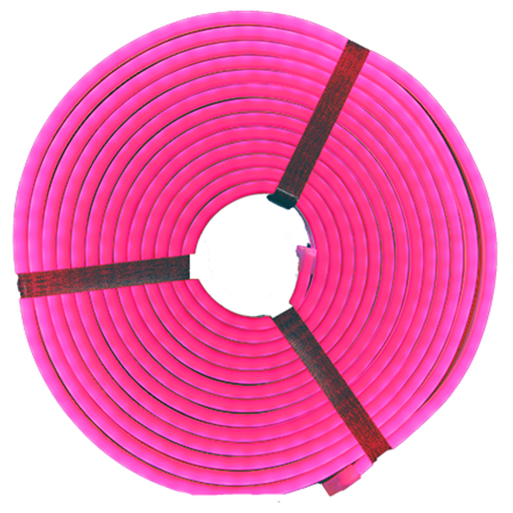 ExtraStar Neon Pink LED Strip with Power Adapter 5m Image 1