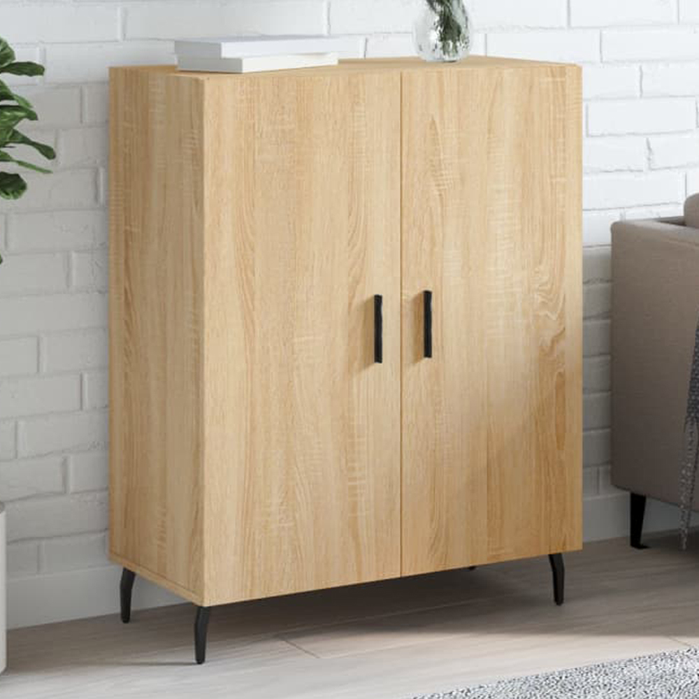 vidaXL 2 Door Sonoma Oak Sideboard Image 1