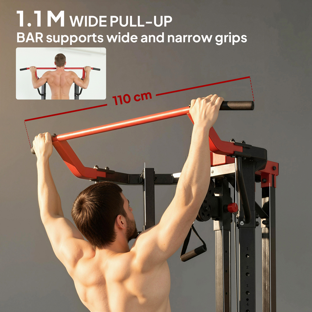 SPORTNOW Multi Function Power Tower Workout Station with Dip Station Image 7