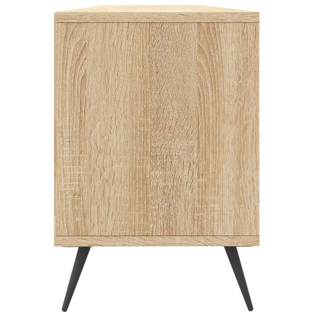 vidaXL 3 Door 3 Shelf Sonoma Oak TV Cabinet Image 7
