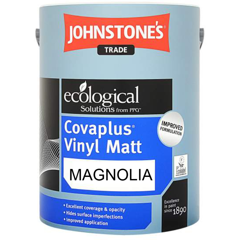 Johnstone's Trade Covaplus Magnolia Vinyl Matt Paint 5L Image 2