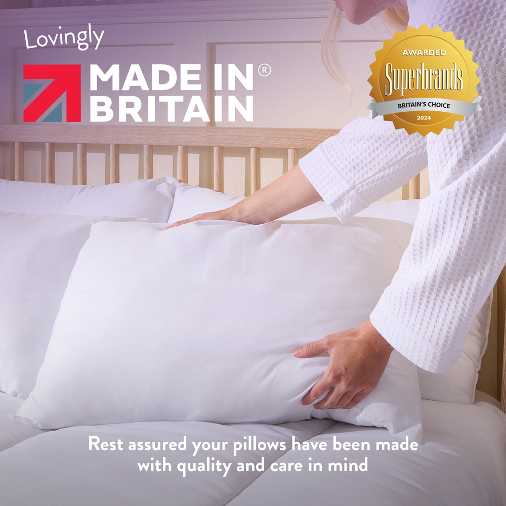 Slumberdown White Super Support Pillow 2 Pack Image 7