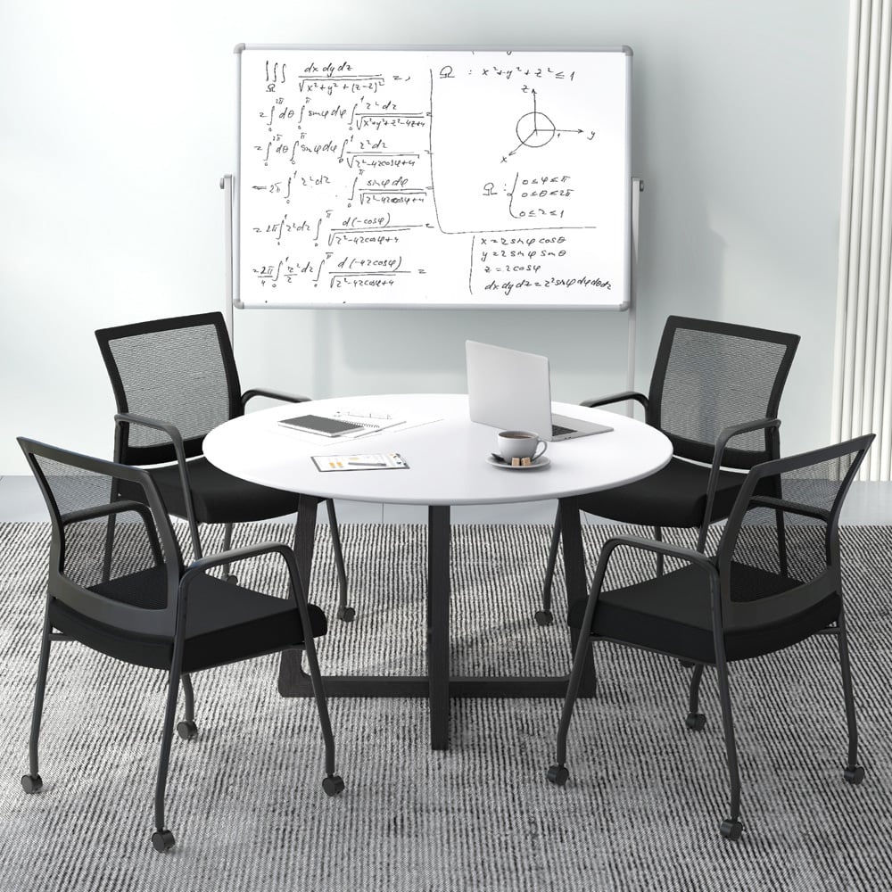 Costway Set of 2 Black Office Chair Image 3