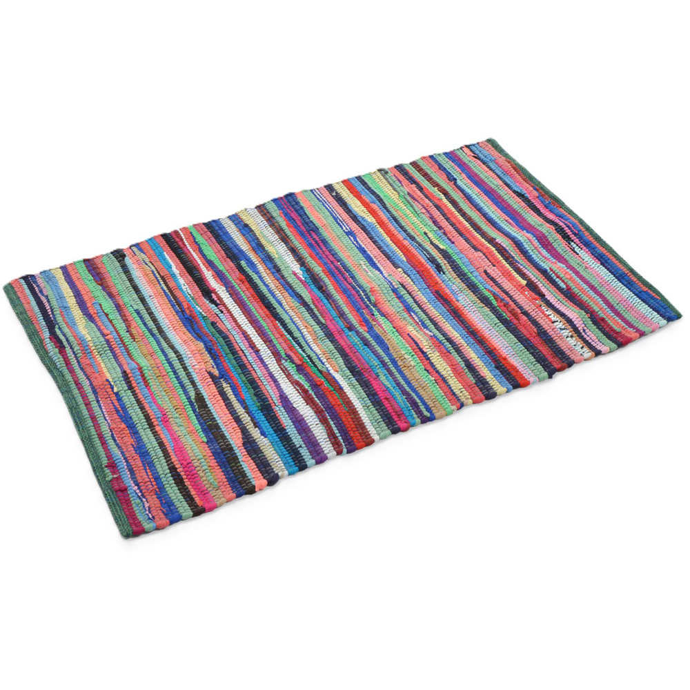 Allure Home Fashions Chindi Recycled Rag Rug 70 x 140cm Image 1