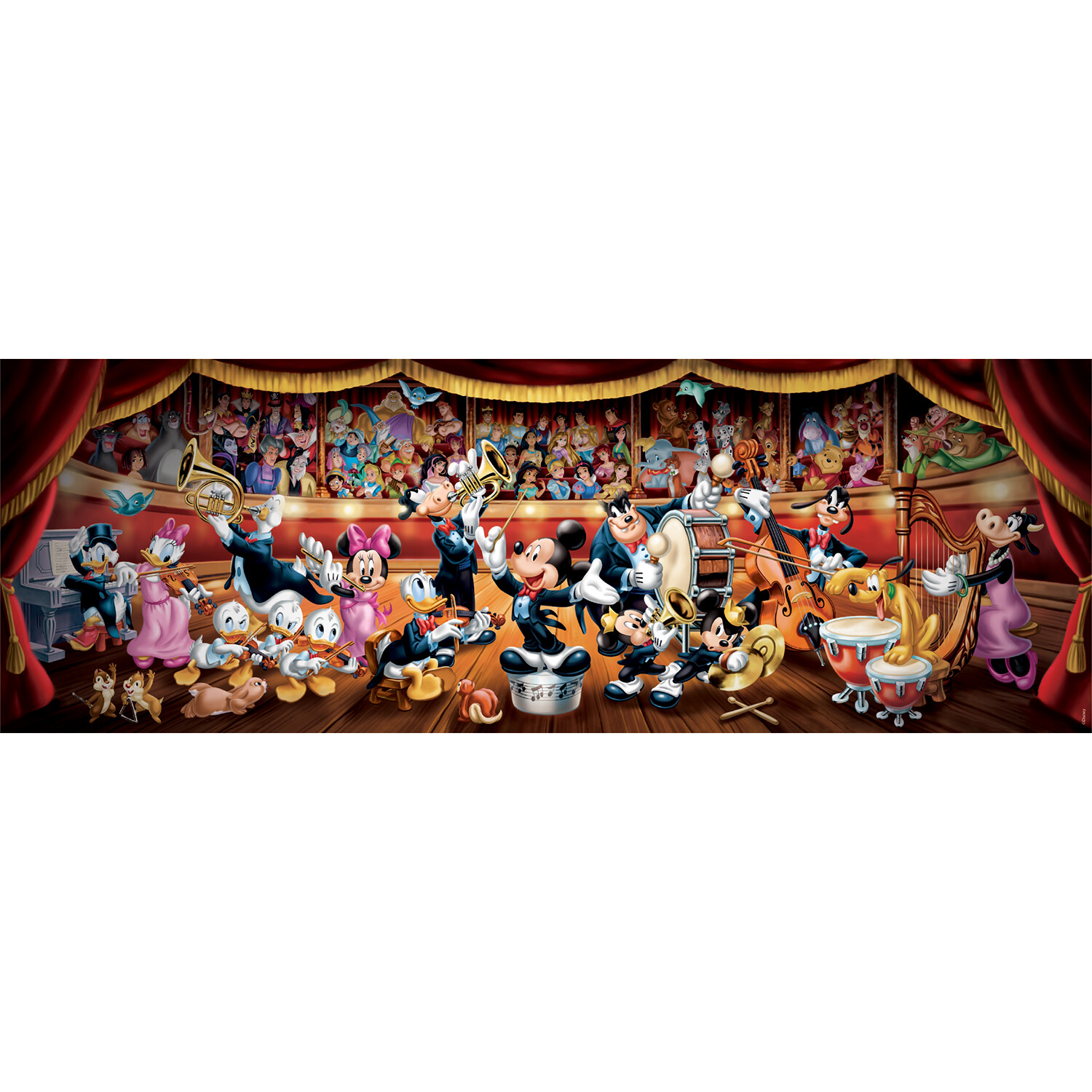Disney 1000 Piece Panorama Orchestra Jigsaw Puzzle Image 2