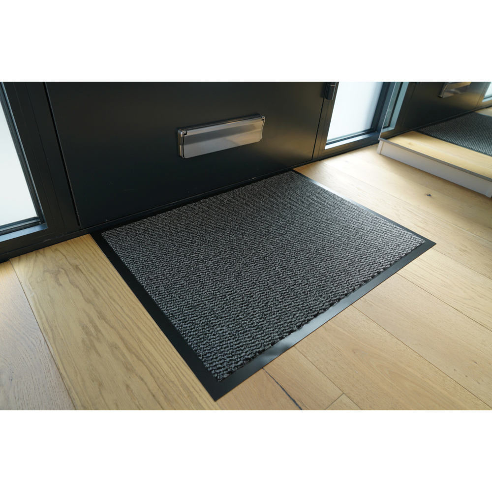 Desire Rugs Silver Grey Anti Slip Door Mat 80 x 120cm Image 6