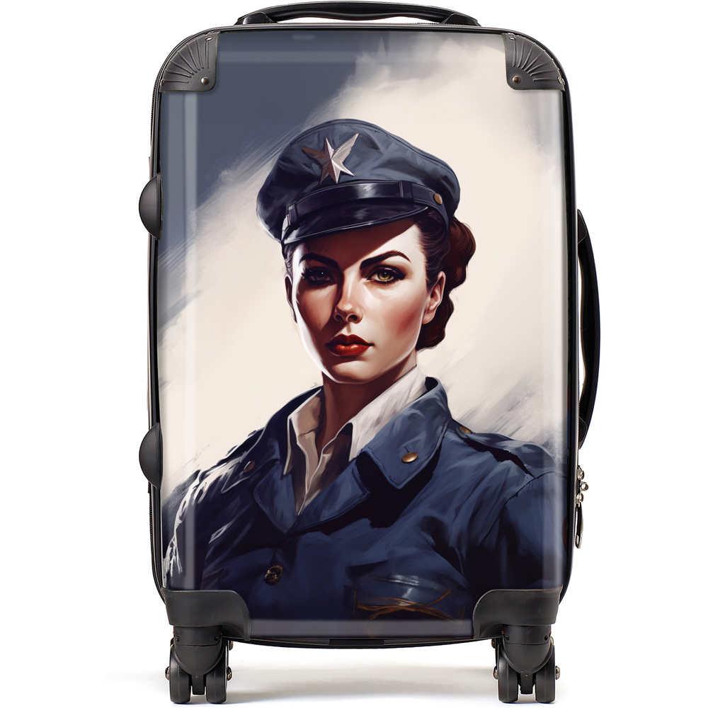 Warren Reed Designer Cabin Defiant Strength Suitcase Image 1