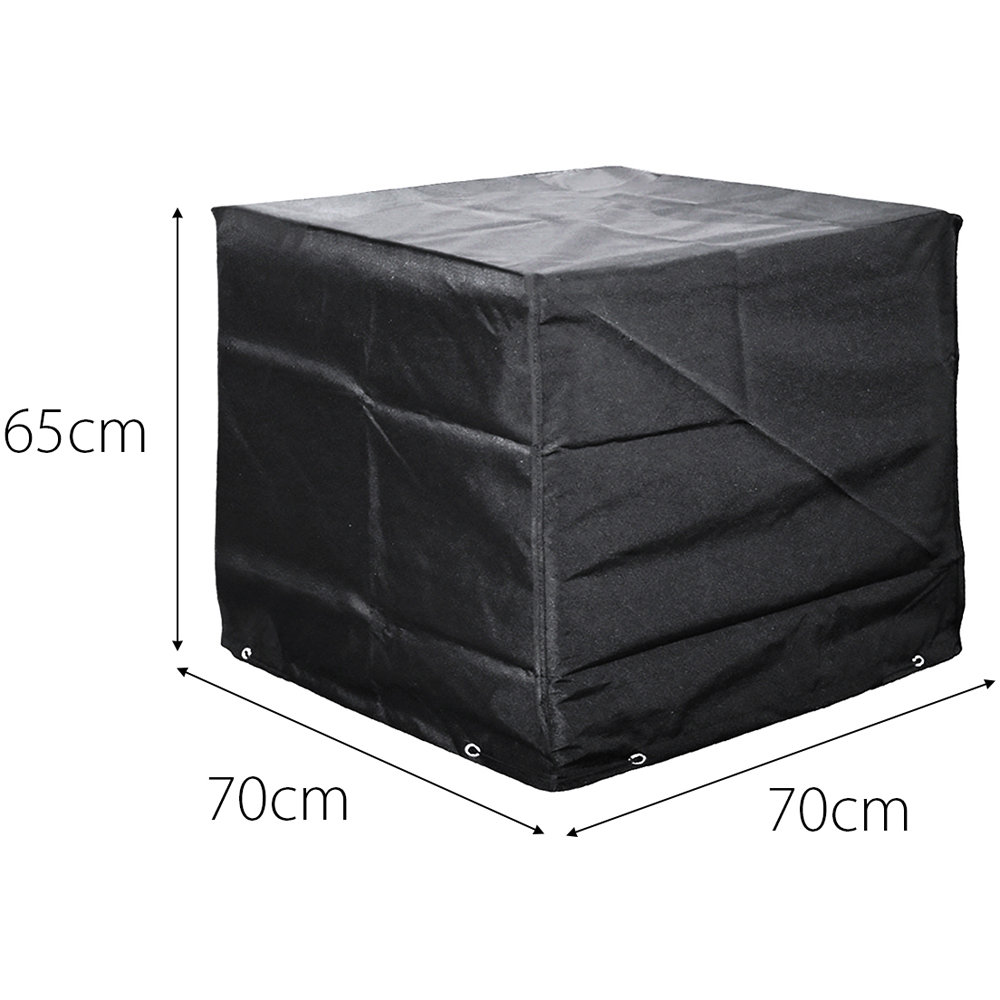 Cozy Bay EZBreathe Malta 8 Seater Black Twin Stool Furniture Set Cover Image 6