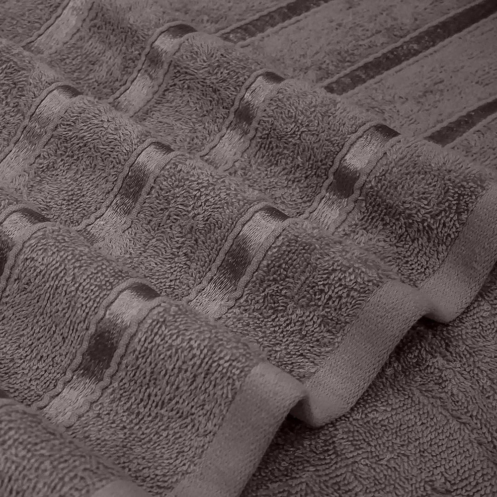 Smart Living Boston 8 Piece Grey Towel Bale Set Image 4