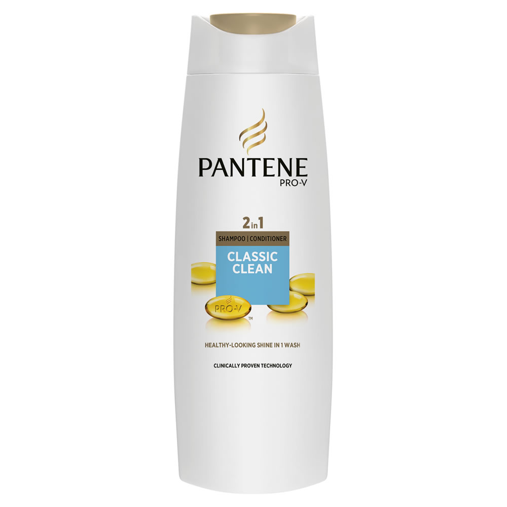 Pantene 2 in 1 Shampoo and Conditioner Classic Clean For Normal Hair 400ml Image