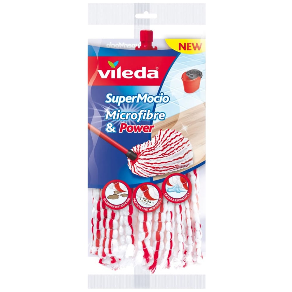 Vileda Microfibre and Power Mop Refill Image 1