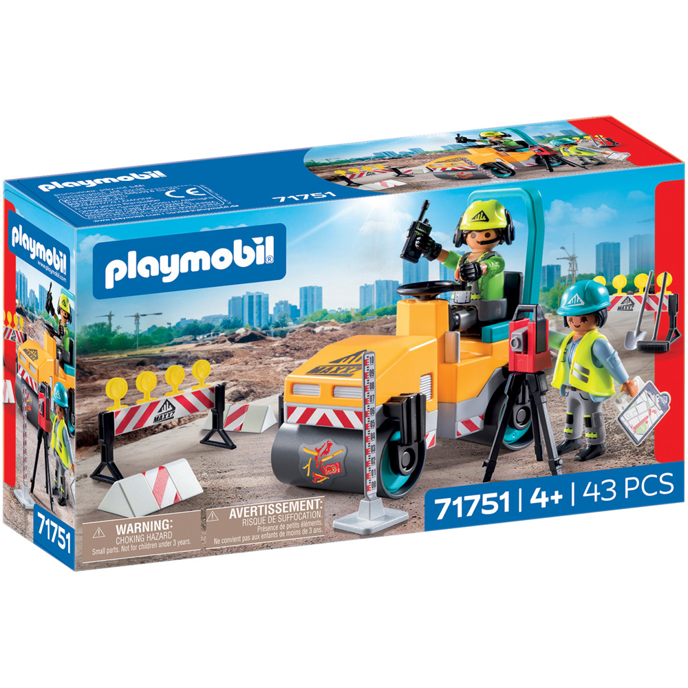 Playmobil Road Construction Playset Image 1